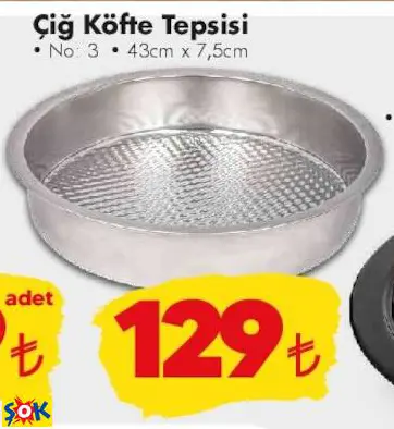 ÇİĞ KÖFTE TEPSİSİ